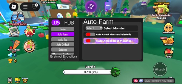 Brainrot Evolution Script